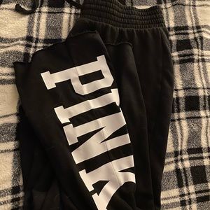 Pink Victoria’s Secret sweatpants